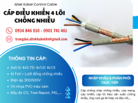 Cáp điều khiển Altek Kabel 4x0.5/4x0.75/4x1.0/4x1.5 chống nhiễu