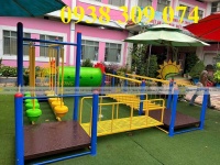 Bộ vận động đa năng thang leo ống chui nhà leo nằm ngang