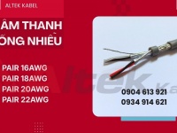 Cáp tín hiệu âm thanh chống nhiễu Altek Kabel 2x1x18AWG - Altek Kabel