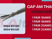 Cáp tín hiệu âm thanh chống nhiễu Altek Kabel 2x1x18AWG - Altek Kabel
