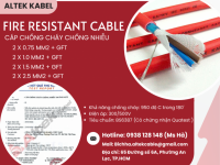 Cáp chống cháy chống nhiễu Altek Kabel đạt tiêu chuẩn IEC60331-BS6387