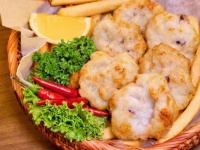 Chả Mực Giã Tay Hạ Long (Chiên) - Hút Chân Không - Khay 300gr