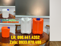 Can nhựa 5 lít đựng hóa chất có sinh khí, can nhựa 2 lít màu trong 