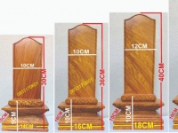 Bài vị mẫu đơn giản, mẫu bài vị đơn giản, bài vị gỗ mẫu đơn giản