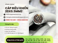 Cáp tín hiệu báo cháy, cáp điều khiển Altek Kabel 20x0.5 tại Hà Nội, Đà Nẵng, HCM