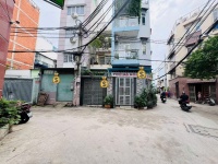 CHỦ 1 ĐỜI BÁN NHÀ C4 MẶT TIỀN HXH 8M Đ.TÔN THẤT THUYẾT, QUẬN 4- NGANG LỚN HIẾM 10,7M*27,9M DTCN