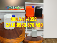 Bình nhựa 2 lít đựng vi sinh, can vuông 5 lít đựng hóa chất pha loãng 