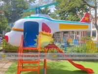 Cầu trượt máy bay trực thăng cho bé giá rẻ TPHCM