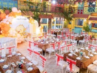 Gò Vấp ! SANG NHƯỢNG GẤP NHÀ HÀNG LÀNG HOA , Vị trí đắc địa: MT đường bờ kè kv sầm uất, Tel : 