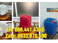 Thùng nhựa 20 lít giá bao nhiêu, xưởng can nhựa 25 lít hóa chất ở đâu? 