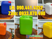 Thùng nhựa 20 lít giá bao nhiêu, xưởng can nhựa 25 lít hóa chất ở đâu? 