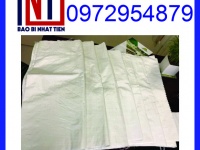 Bao PP trắng không in, bao PP trắng đựng 50kg