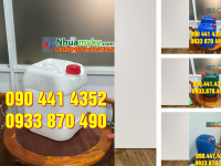 Can nhựa 30 lít đựng xăng loại vuông dày, can nhựa 25 lít tròn đựng nhớt