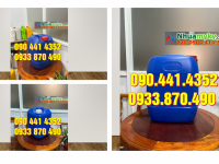Can nhựa 30 lít đựng xăng loại vuông dày, can nhựa 25 lít tròn đựng nhớt