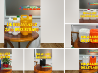 Can 1 lít đựng nước rửa tay, can 2 lít đựng nước lau sàn