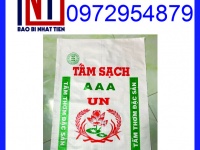 Bao PP dệt in flexo đựng phân bón, gạo, bột mì...