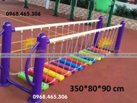 Bộ vận động thăng bằng mầm non, cầu thăng bằng giao động trẻ em