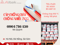 Cáp Chống Cháy Chống Nhiễu Altek Kabel Giá Tốt Dùng Cho Hệ Thống Báo Cháy