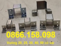 Liên kết khung sắt hộp với bas U liên kết mà không cần hàn