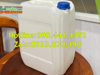 Can nhựa 10 lít trắng trong, can nhựa 20 lít trắng trong đựng hóa chất