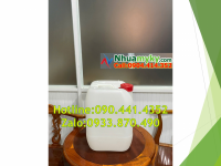 Can nhựa 10 lít trắng trong, can nhựa 20 lít trắng trong đựng hóa chất