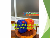 Vỏ can nhựa 5 lít đựng sút, can 1 lít đựng kiềm 