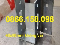 Bas lắp ghép 40x80, bát U xà gồ 40x80mm giá tại xưởng
