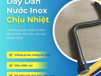 Dây Dẫn Nước Inox/Ống Mềm Dẫn Nước Nóng Lạnh/Dây Cấp Nước Vòi Chậu Lavabo