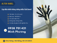 Cáp điều khiển không lưới chống nhiễu 12 lõi 0.5mm2 giá tốt Đà Nẵng, Hồ Chí Minh