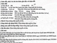CHÍNH CHỦ Cần BÁN GẤP LÔ ĐẤT FULL THỔ CƯ Đường Lê Lợi, Xã Tân Thới Nhì - Hóc Môn, TP Hồ Chí Minh