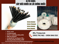 Cáp điều khiển chống nhiễu Altek kabel 30x0.5/30x0.75/30x1.0/30x1.5