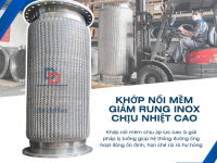 Khớp nối mềm inox/ Khớp nối mềm nối bích/ khớp nối chống rung inox nối bích