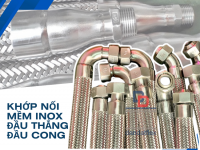 Khớp nối mềm nối ren, khớp nối mềm rắc co vi sinh, khớp nối mềm nối ren công nghiệp