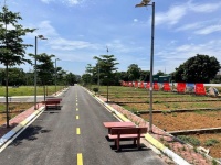 Bán đất thổ cư sổ đỏ 105m2, mặt tiền 6m, đường 21A, Phú Cát, Quốc Oai, Hà Nội. Giá 4.5 tỷ. LH: