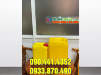 Can nhựa 10 lít chất lượng tốt, can nhựa 22 lít đựng hóa chất chống trượt 