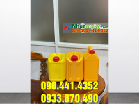 Can tròn 1 lít đựng vi sinh, can nhựa 2 lít vuông đựng phân bón 