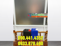 Can tròn 1 lít đựng vi sinh, can nhựa 2 lít vuông đựng phân bón 