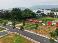 Bán đất thổ cư sổ đỏ 100m2, mặt tiền 6m, đường 21A, Phú Cát, Quốc Oai, Hà Nội. Giá 3.9 tỷ. LH: