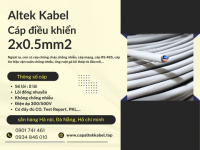 Cáp điều khiển 2x0.5 Altek Kabel chính hãng tại Hà Nội, Đà Nẵng, HCM