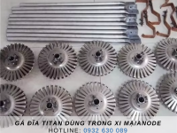 Gá đĩa titan dùng trong ngành xi mạ/anode - VŨ TẤN TITANIUM