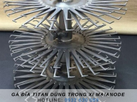 Gá đĩa titan dùng trong ngành xi mạ/anode - VŨ TẤN TITANIUM