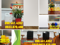 SX can nhựa 0.5 lít vàng, can tròn 1 lít, can 2 lít y tế màu xanh lá 