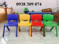 Ghế nhựa mầm non,ghế gỗ mầm non,ghế nhựa có tay vịn nhà trẻ