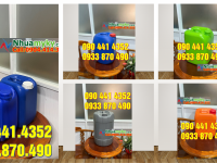 Can nhựa 10 lít đựng kiềm, can nhựa 10 lít trong đựng nước muối sinh lý 