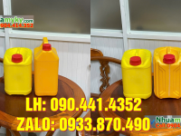 Vỏ can nhựa 500ml đựng dung dịch làm sạch, can 2 lít đựng gel 