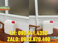 Vỏ can nhựa 500ml đựng dung dịch làm sạch, can 2 lít đựng gel 