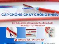 Dây cáp tín hiệu chống cháy, chống nhiễu 2x1.0mm2 /2x1.5mm2 Altek Kabel - Hà Nội, Đà Nẵng, HCM