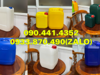 Tìm can nhựa 25 lít đựng hóa chất y tế màu lá, vàng, đen, trắng tại TPHCM 