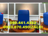 Tìm can nhựa 25 lít đựng hóa chất y tế màu lá, vàng, đen, trắng tại TPHCM 