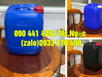 Can nhựa 20 lít đựng dung dịch dễ cháy, can nhựa 25 lít đựng hóa chất sinh khí 